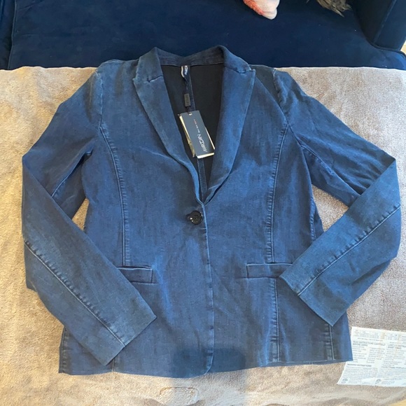 Marccain Jackets & Coats Marc Cain Denim Blazer Woman Poshmark